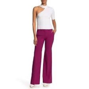 Theory Demitria flared wool trousers size 12